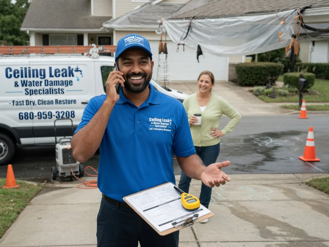Ceiling Leak Cleanup Moorestown, NJ FAQs